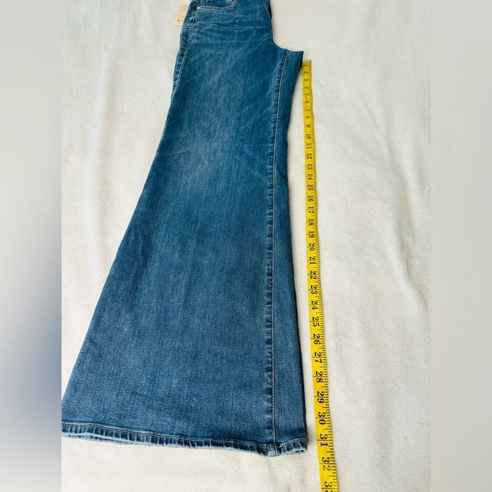 NYDJ MIA Palazzo High Waisted Flare Jeans Size 8 - Picture 9 of 15
